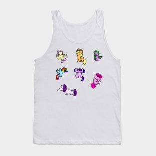 Badly Drawn Horses Sticker Pack Tank Top
